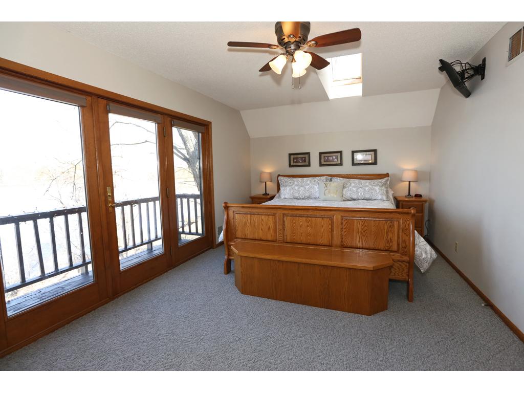 23269 Lofton Court N Scandia Mn 55073 Mls 4807864 Edina Realty The Entertainer In Upper Level Master Bedroom W Skylight And Balcony View Of Lake