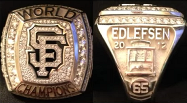 2012 San Francisco Giants World Series Championship Ring